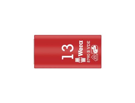 Wera - 8790 B VDE Końcówka wymienna klucza nasadowego Zyklop, izolowana, 3/8' - 05004957001