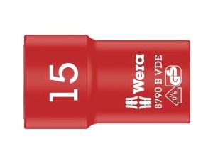 Wera - 8790 B VDE Końcówka wymienna klucza nasadowego Zyklop, izolowana, 3/8' - 05004959001