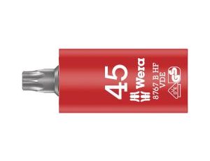 Wera - 8767 B VDE HF TORX® Klucz nasadowy wymienna Zyklop 3/8' TORX®, izolowana, z funkcją przytrzymywania - 05004925001