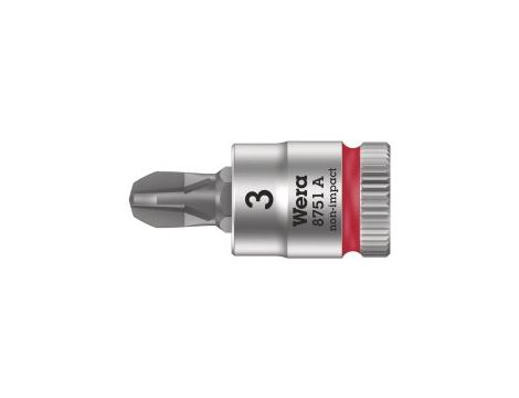 Wera - 8751 A Klucz nasadowy Zyklop 1/4' Phillips - 05003352001