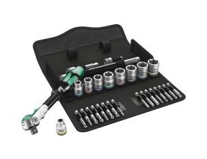 Wera - 8100 SB 9 Grzechotka Zyklop Speed 3/8' w zestawie calowym, 29 części - 05004049001