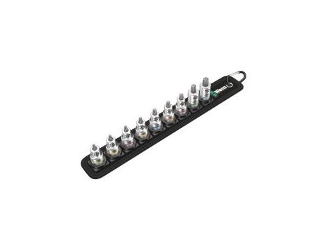 Wera - Belt B 3 TORX® HF Zestaw bitów nasadowych Zyklop 3/8' TORX® HF z funkcją przytrzymywania, 9 części - 05003972001