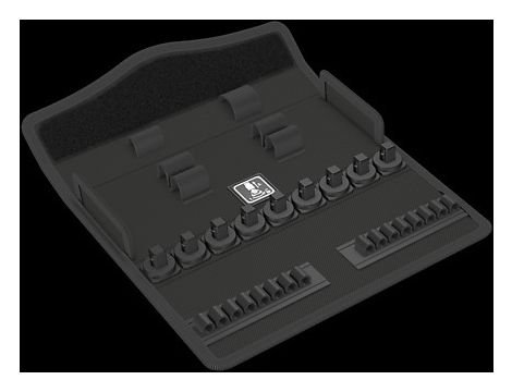 Wera - Pudełko tekstylne 9473 na zestaw 8004 B Zyklop Metal 3/8', bez wyposażenia - 05136535001