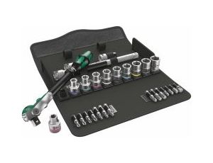 Wera - 8100 SC 9 Grzechotka Zyklop Speed 1/2' w zestawie calowym, 28 części - 05004079001