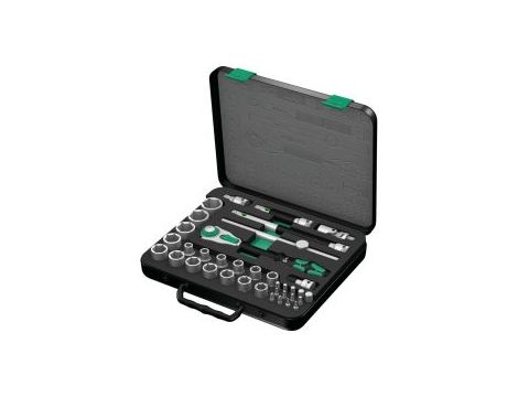 Wera - 8100 SC 2 Grzechotka Zyklop Speed 1/2' w zestawie metrycznym, 37 części - 05003645001