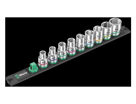 Wera - Listwa magnetyczna C Imperial 1 na zestaw kluczy nasadowych Zyklop 1/2', calowych, 9 części - 05005480001