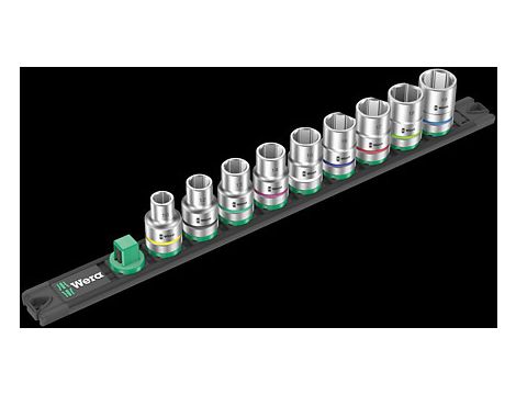 Wera - Listwa magnetyczna C 4 na zestaw kluczy nasadowych Zyklop 1/2', 9 części - 05005460001