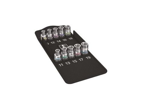 Wera - 8790 HMC HF 1 Zestaw kluczy nasadowych Zyklop z funkcją przytrzymywania, 10 części - 05004203001