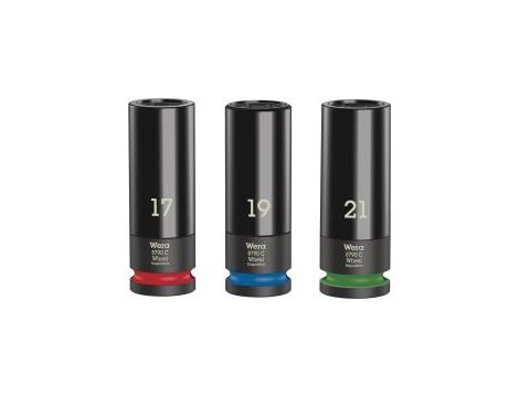 Wera - Wheel Impaktor C Set 1 Zestaw kluczy nasadowych 1/2', 3 części - 05004595001