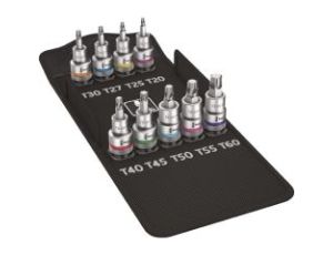 Wera - 8767 C TORX® HF 1 Zestaw kluczy nasadowych Zyklop 1/2' TORX® HF z funkcją przytrzymywania, 9 części - 05004202001