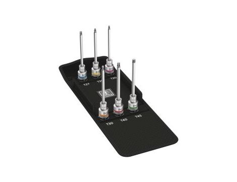 Wera - 8767 C TORX® HF 2 Zestaw kluczy nasadowych Zyklop 1/2' TORX® HF z funkcją przytrzymywania, 6 części - 05004211001
