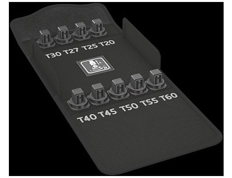 Wera - 9404 Etui tekstylnym 8767 C TORX® HF 1, bez wyposażenia - 05136453001