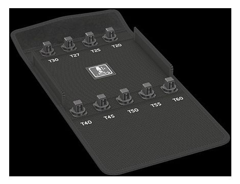 Wera - 9406 Etui tekstylnym 8767 C TORX® HF 3, bez wyposażenia - 05136455001