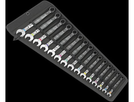 Wera - Zestaw kluczy płasko-oczkowych 6003 Joker 15 Set 1, 15 części - 05020302001