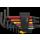 Wera - Zestaw kluczy trzpieniowych 950/9 Hex-Plus Multicolour Imperial 3, calowych, BlackLaser, 9 części - 05022641001