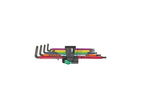 Wera - 967/9 TX XL Multicolour 1 Zestaw kluczy trzpieniowych TORX®, długich, 9 części - 05024480001
