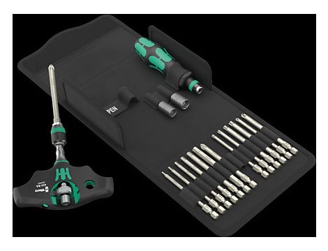 Wera - Kraftform Kompakt 400 RA SHK Set 1, 18 części - 05136072001 op.= 5 szt.