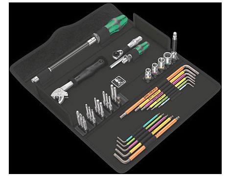Wera - Zestaw narzędzi wkrętakowych Kraftform Kompakt F 1 do montażu okien, 36 części - 05134013001