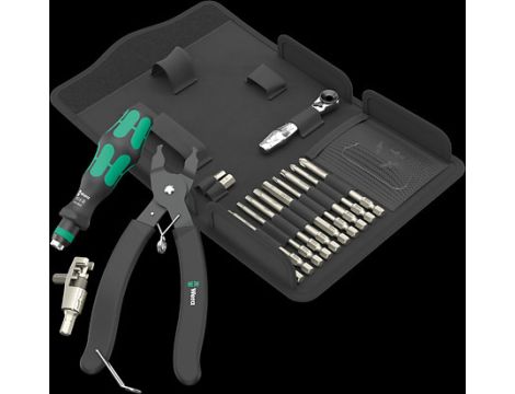 Wera - Zestaw warsztatowy 9532 z nitownicą do łańcuchów, 20 części - 05136042001