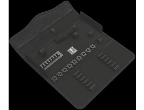 Wera - 9424 Etui tekstylnym Kraftform Kompakt W 1, bez wyposażenia - 05136474001