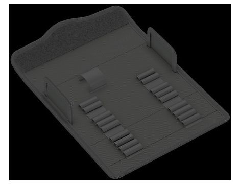 Wera - Pudełko tekstylne 9467 na narzędzia Kraftform Kompakt 900, puste - 05136407001