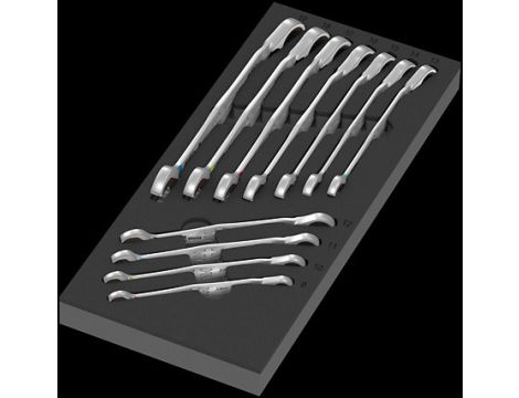 Wera - Wkładka piankowa 9733 zestaw kluczy Joker Switch 6001, Set 1, 11 części - 05150123001