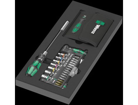 Wera - Wkładka piankowa 9750 Kraftform Kompakt i Tool-Check PLUS, Set 1, 57 części - 05150150001