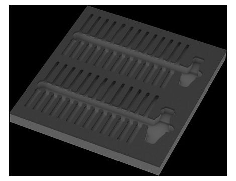 Wera - Wkładka piankowa 9851 Kraftform Kompakt VDE Set 1, bez narzędzi - 05137351001