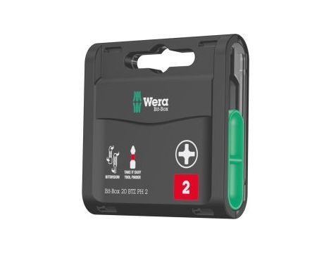 Wera - Bit-Box 20 BTZ PH, 20 części - 05057751001