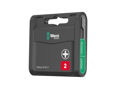 Wera - Bit-Box 20 PH, 20 części - 05057750001