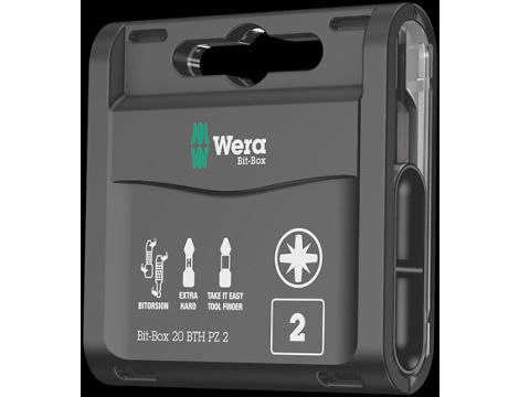 Wera - Bit-Box 20 BTH PZ, 20 części - 05057762001