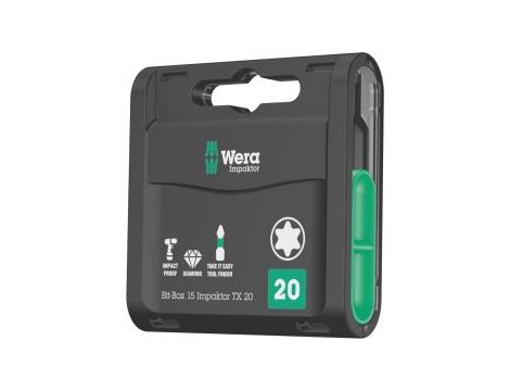 Wera - Bit-Box 15 Impaktor TX - 05057772001 op.= 5 szt.