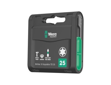 Wera - Bit-Box 15 Impaktor TX - 05057775001 op.= 5 szt.