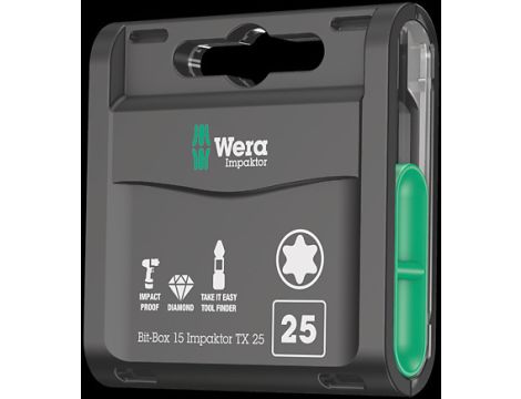 Wera - Bit-Box 15 Impaktor TX - 05057776001