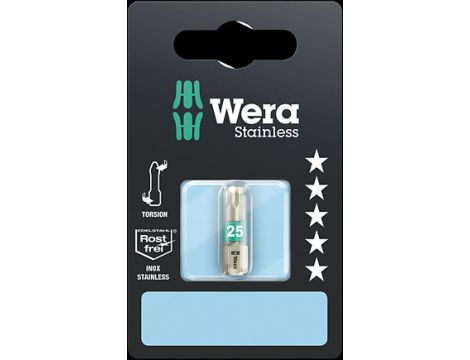 Wera - 3867/1 TS SB TORX® ze stali nierdzewnej, na blistrze - 05073622001