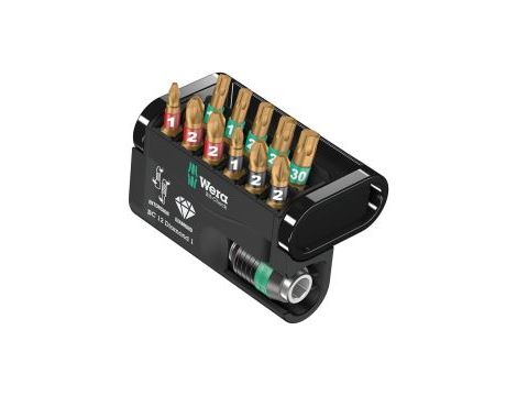 Wera - Bit-Check 12 Diamond 1, 12 części - 05057421001 op.= 3 szt.