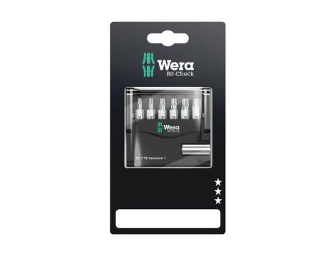 Wera - Bit-Check 7 TX Universal 1 SB, na blistrze, 7 części - 05073404001