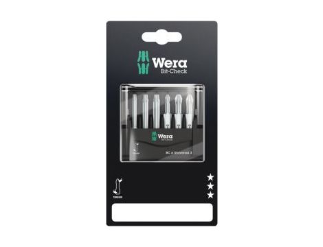 Wera - Bit-Check 6 Universal 2 SB, na blistrze, 6 części - 05073638001