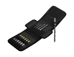 Wera - 849/855/867/18 Zestaw grotów i wierteł do drewna w etui, 18 części - 05104653001