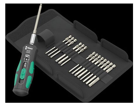 Wera - Wkrętak dynamometryczny Kraftform Safe-Torque Speed Universal 1 7515/16, 16 części - 05075851001