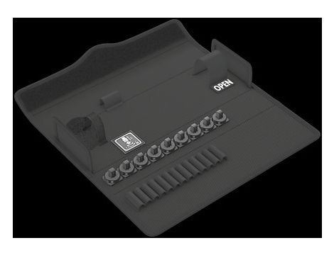 Wera - Pudełko tekstylne 9472 na narzędzia Safe-Torque, z miejscem na 23 narzędzia, puste - 05136412001