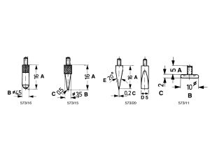 Limit - Końcówka pomiarowa do czujników zegarowych  16x0,2x5 mm - 53181202