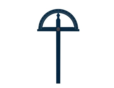 Limit - Kątomierz tarczowy aluminiowy  PRD 150x270 mm - 277450300