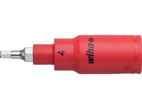 Wiha - nasadka klucza, izolowana, sześciokąt wewnętrzny 3/8"  6 mm - 43107