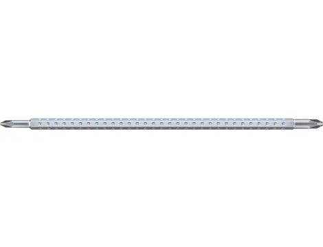 Wiha - wkrętak z trzonem wymiennym, dwustronnym SYSTEM 4 Pozidriv  PZ0 - PZ1 x 120 mm - 03186