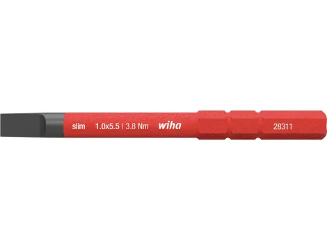 Wiha - bit slimBit electric płaski  5,5 mm x 75 mm - 34581