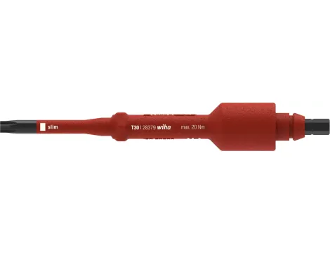 Wiha - trzon wymienny electric TORX® do wkrętaków dynamometrycznych z rękojeścią T VDE  T20 x 132 mm, 10 Nm - 38932