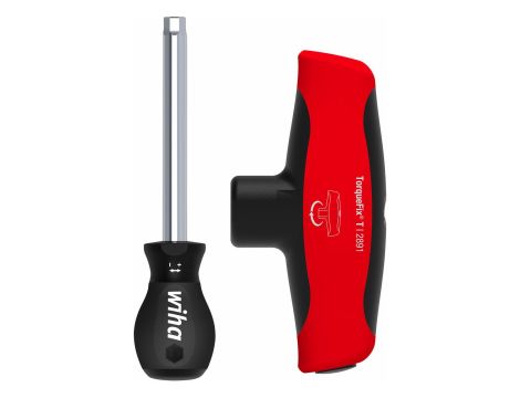 Wiha - wkrętak dynamometryczny z rękojeścią T TorqueFix® Tplus z ustawionym na stałe momentem dokręcania  12 Nm, 6 mm - 29231
