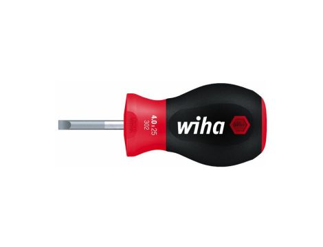 Wiha - wkrętak SoftFinish płaski z krótkim trzonem okrągłym  8,0 mm x 25 mm - 26967