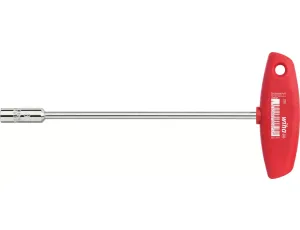 Wiha - klucz nasadowy z rękojeścią T sześciokątny niklowany na wysoki płysk  8 x 200 mm - 00972